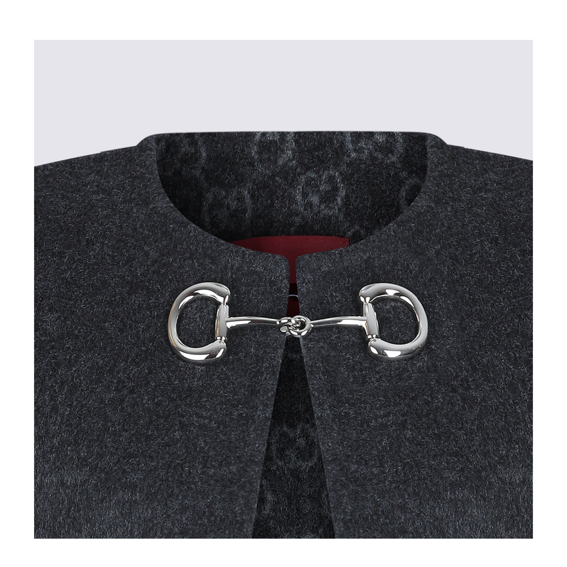 Wool and Silk Cape with Clamp