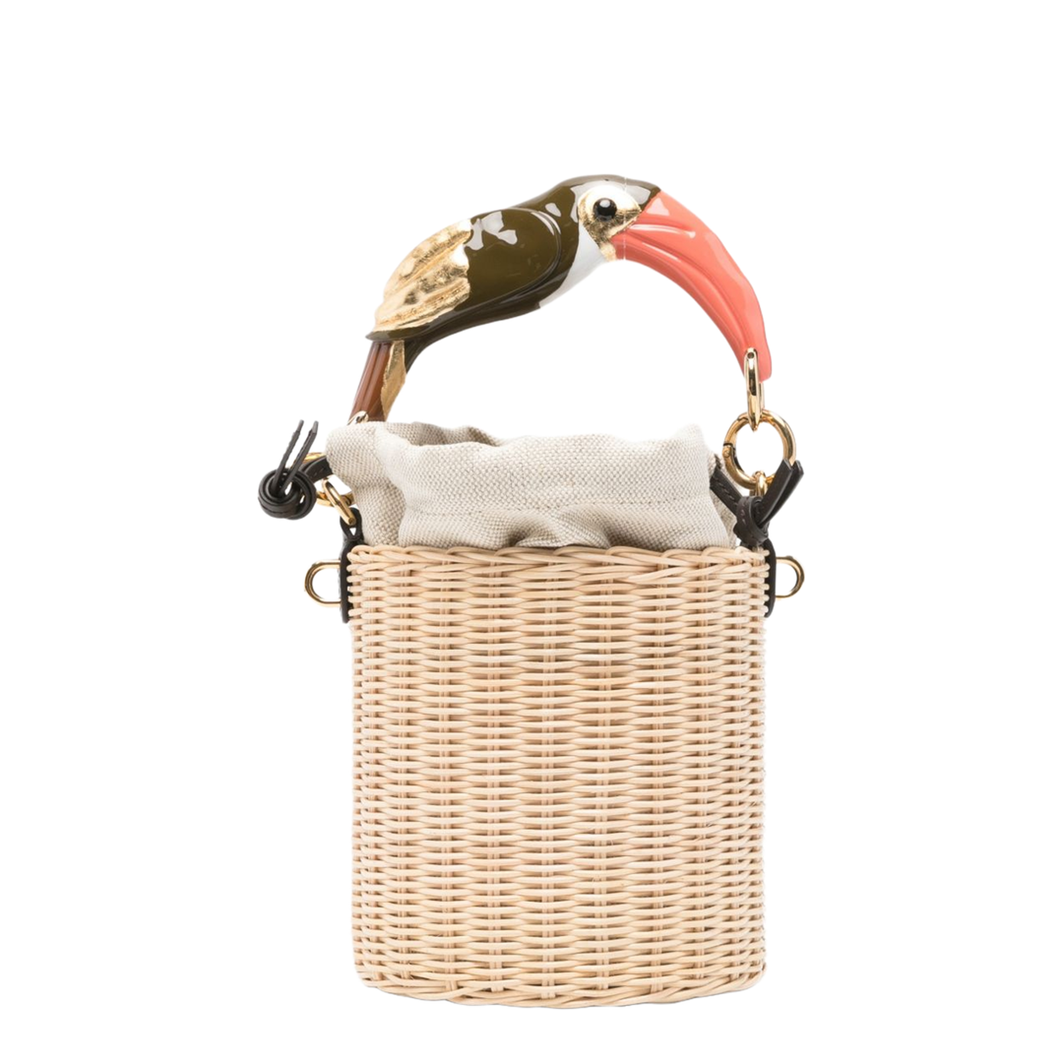MAYFEYR - Chloè - Tropicus Bucket Bag In Wicker Beige - CH26US646S0424P