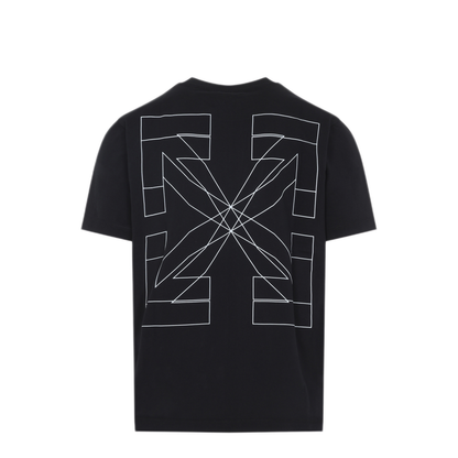MAYFEYR - Off-White - Big Double Arrow T-Shirt - OMAA027S26JER0030001BLACK
