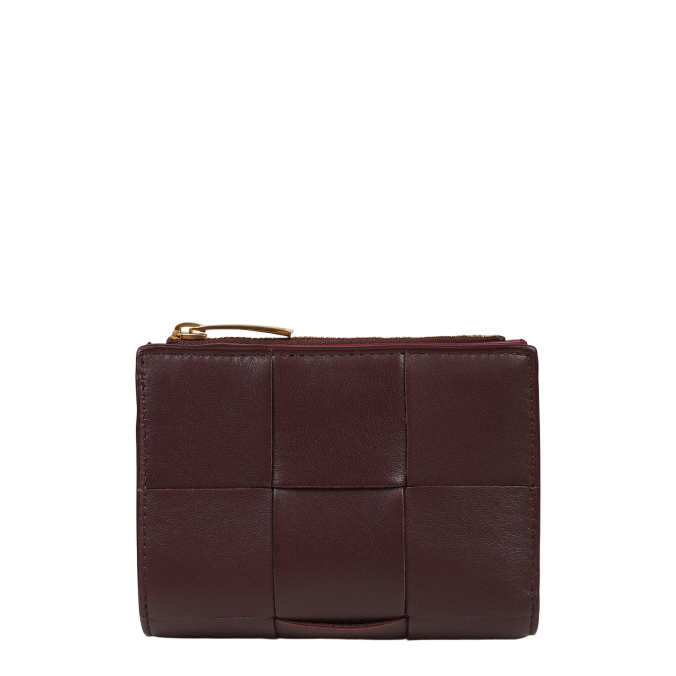 Cassette Small Bi-Fold Wallet Burgundy