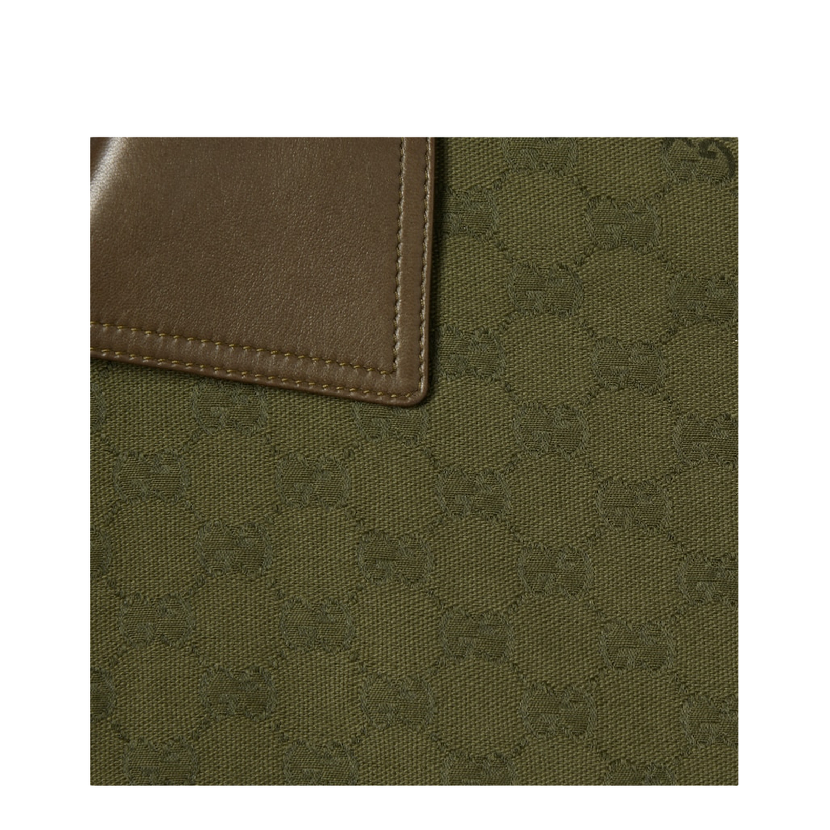GG Canvas Jacket in Forest Green