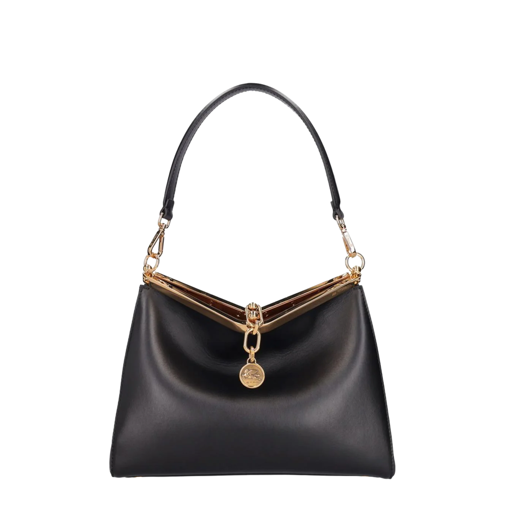 Vela M Leather Shoulder Bag