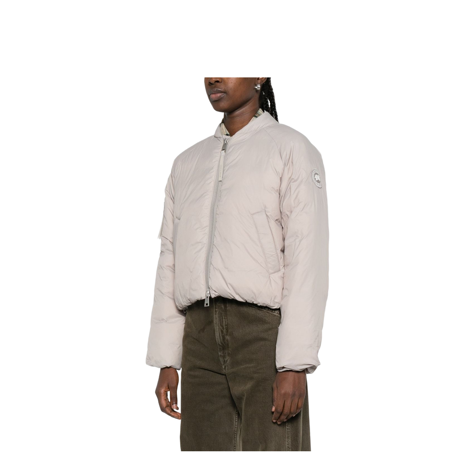 Quilted Bomber Jacket