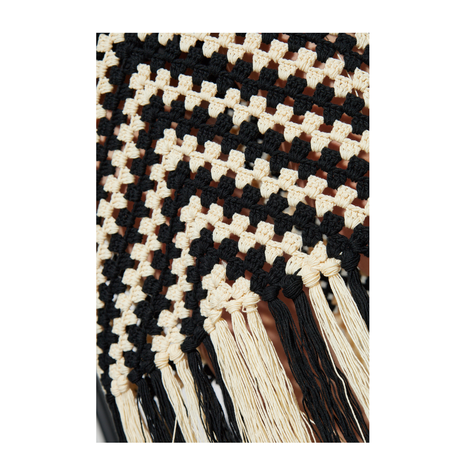 Crocheted Dress with Fringes