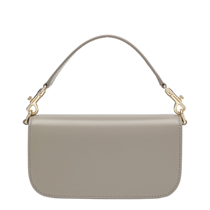 3.5 Leather Shoulder Bag in Taupe