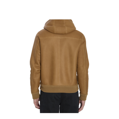 Hooded Leather Jacket