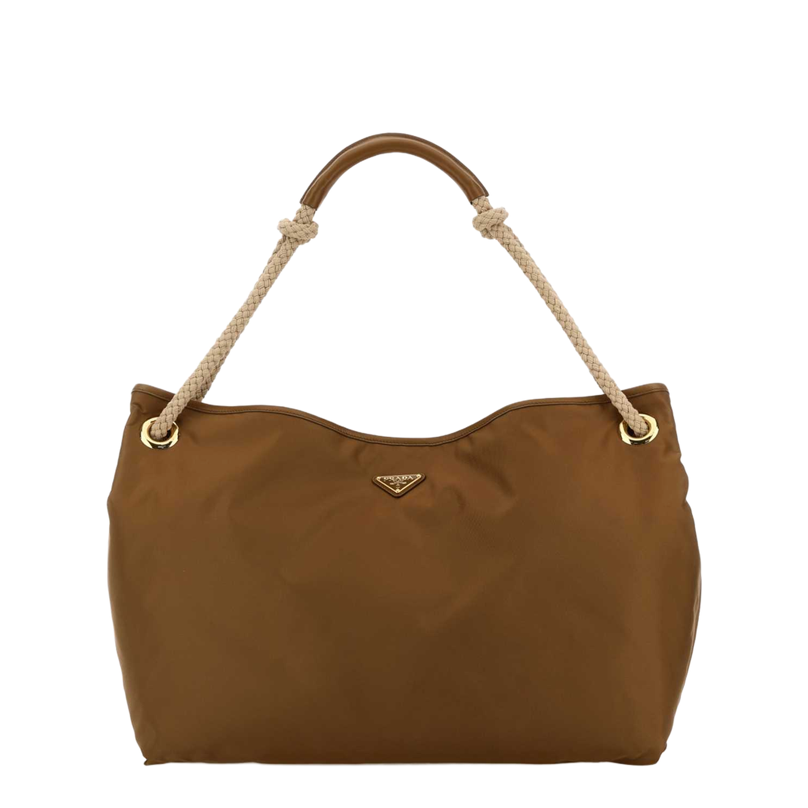 Camel Re-Nylon large  Mariner shopping bag