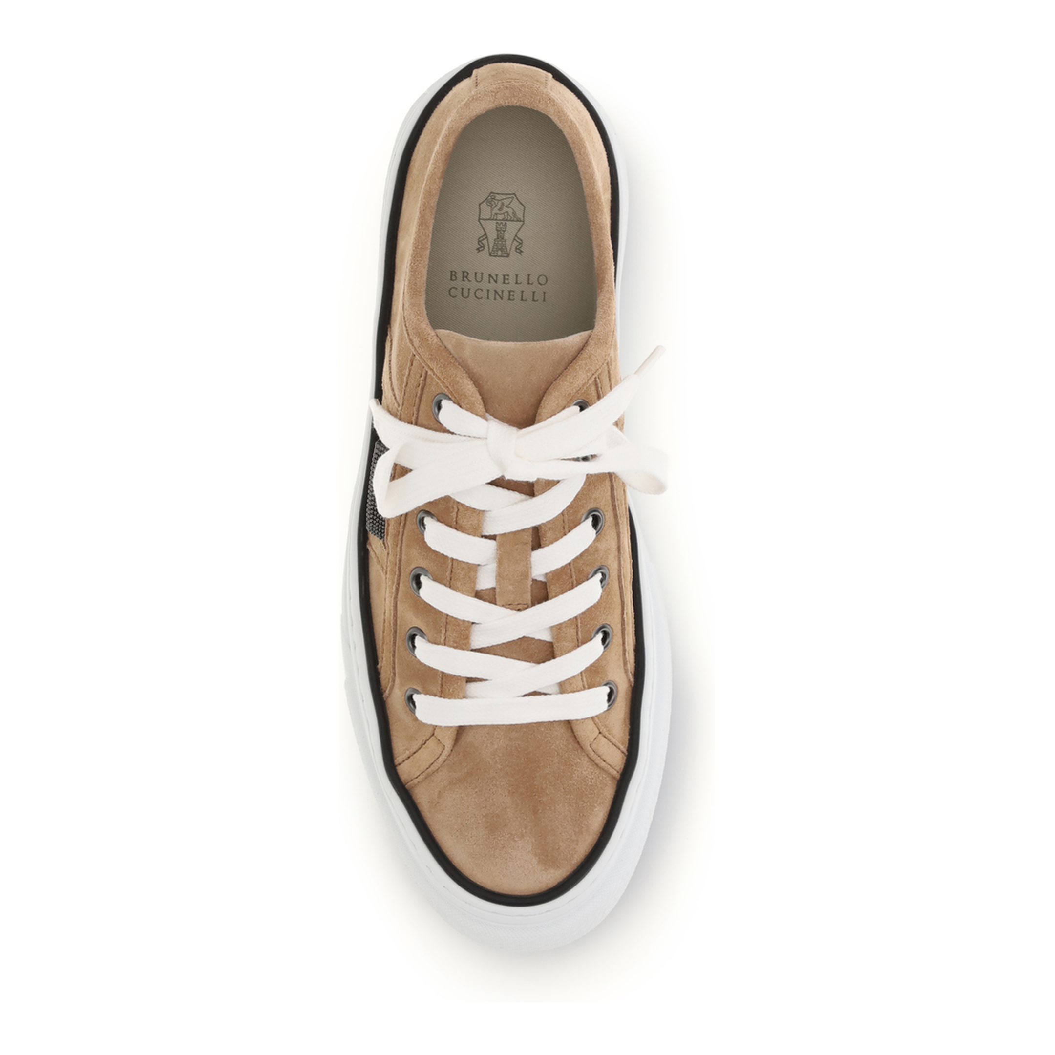 MAYFEYR - Brunello Cucinelli - Shiny Tab Suede Sneakers - MZSFG3221C9395