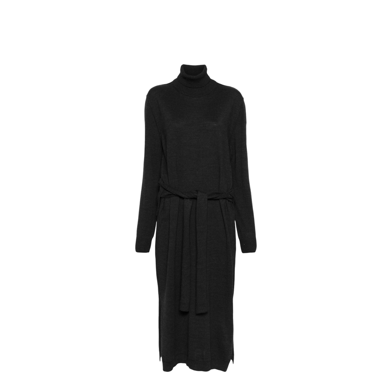 Wool Blend Midi Dress