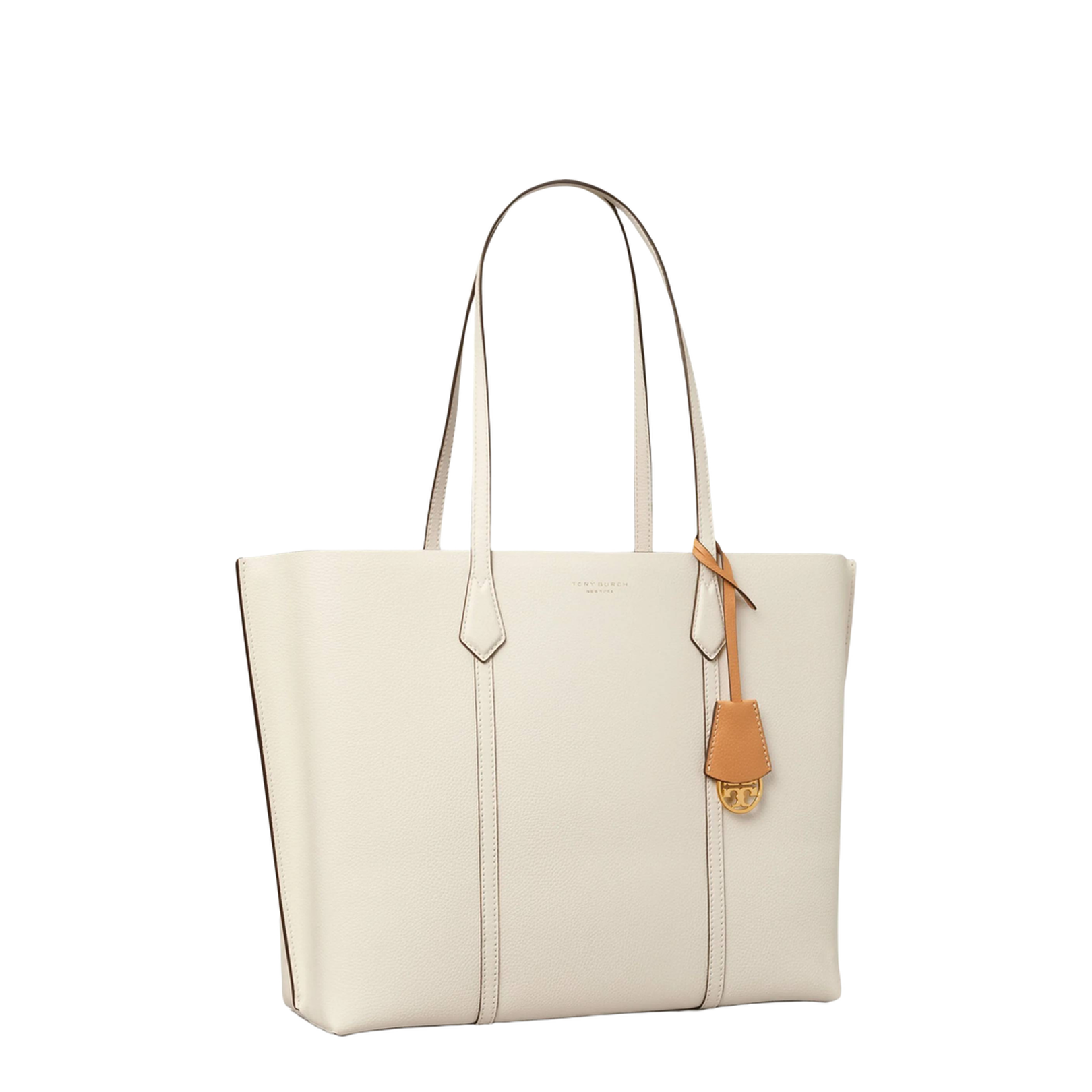Textured Leather Double T Tote