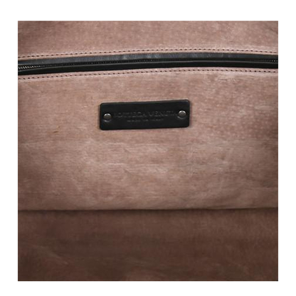 Intrecciato Slim Leather Crossbody Bags - Black