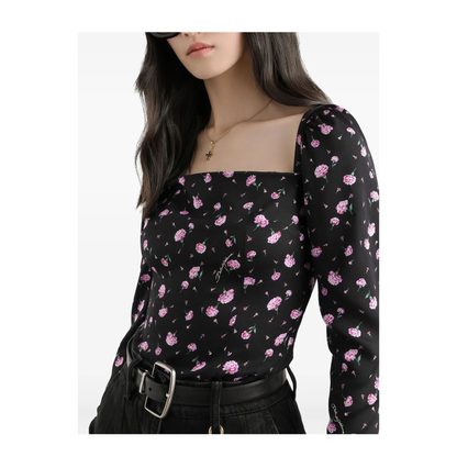 MAYFEYR - Dolce & Gabbana - Carnations-Print Silk Top - F7BH8TFSA8M