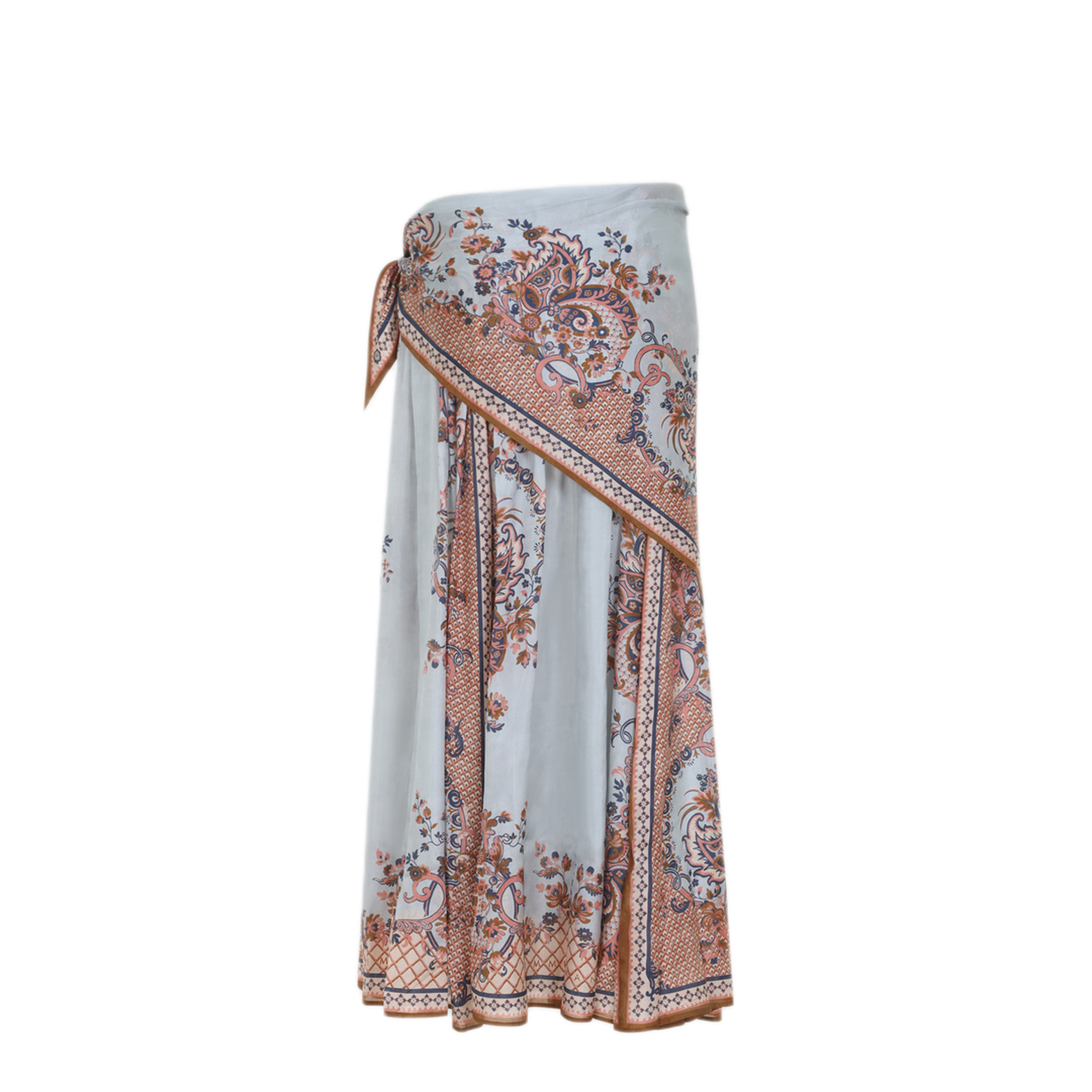 MAYFEYR - Zimmermann - Aster Scarf Mini Skirt - 8066SSS261BLUE