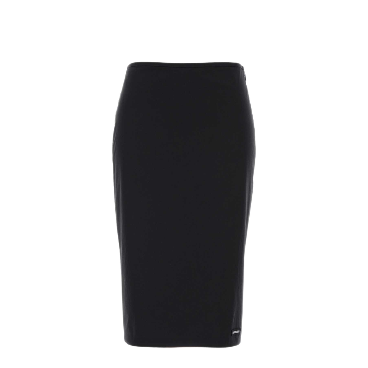 MAYFEYR - Miu Miu - Black Stretch Poplin Skirt - MG2776SOOO6472F0002