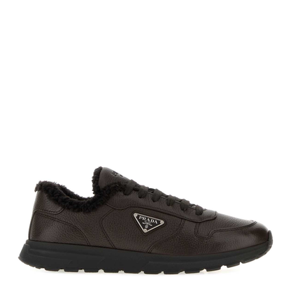 MAYFEYR - Prada - Dark Brown Leather Prax 2 0 Sneakers - 2EE443FA000EGMF0201