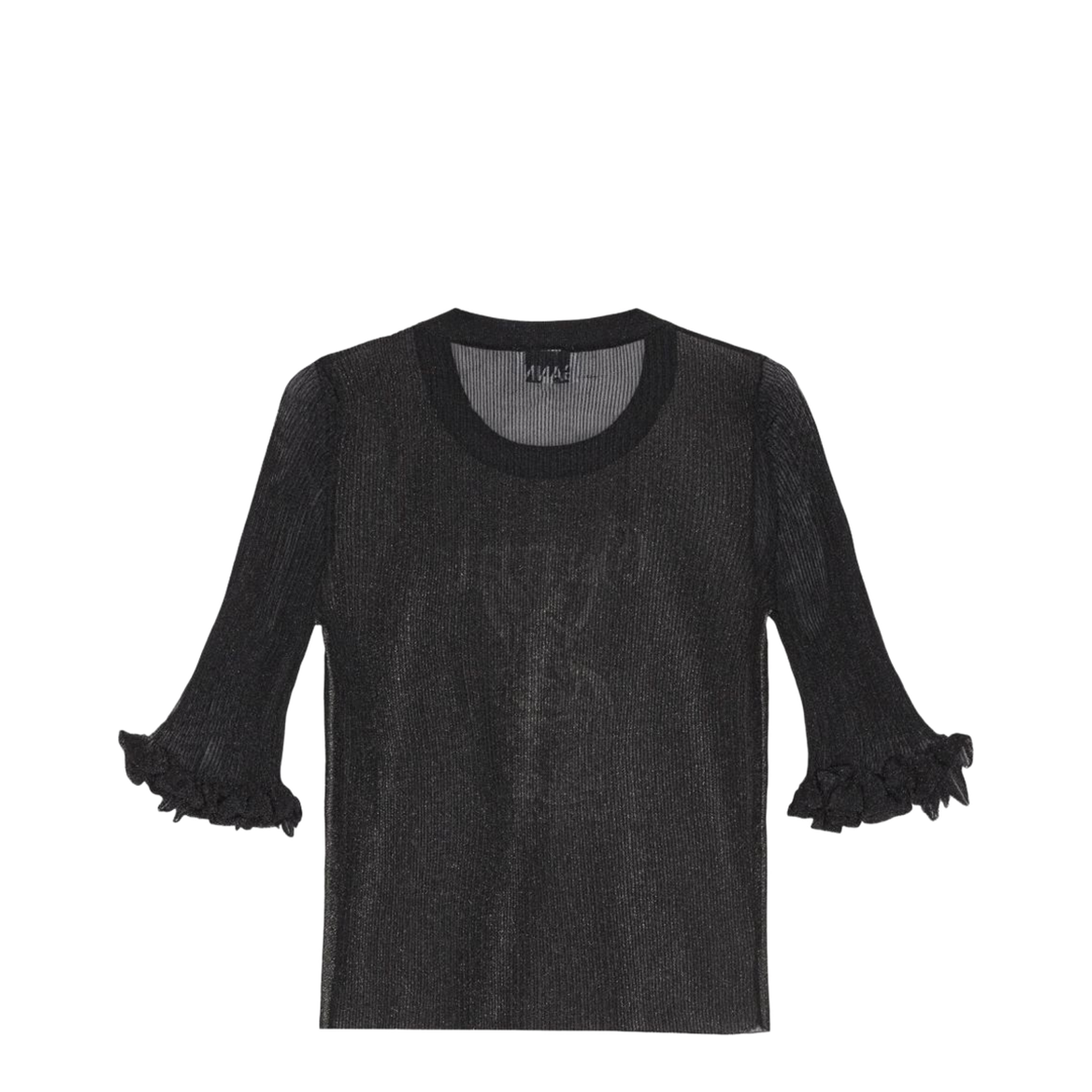 Sheer Jacquard Top