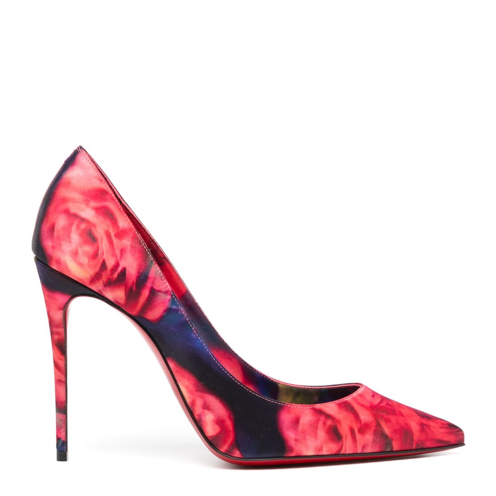 Rose Red Pointed Toe High Heel