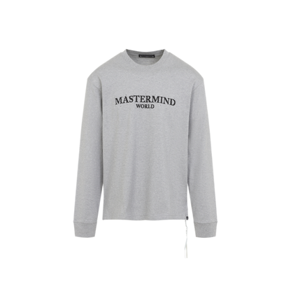 MAYFEYR - MASTERMIND WORLD - Noise Logo Long Sleeve Tee - MW26SE2TS046017TOP