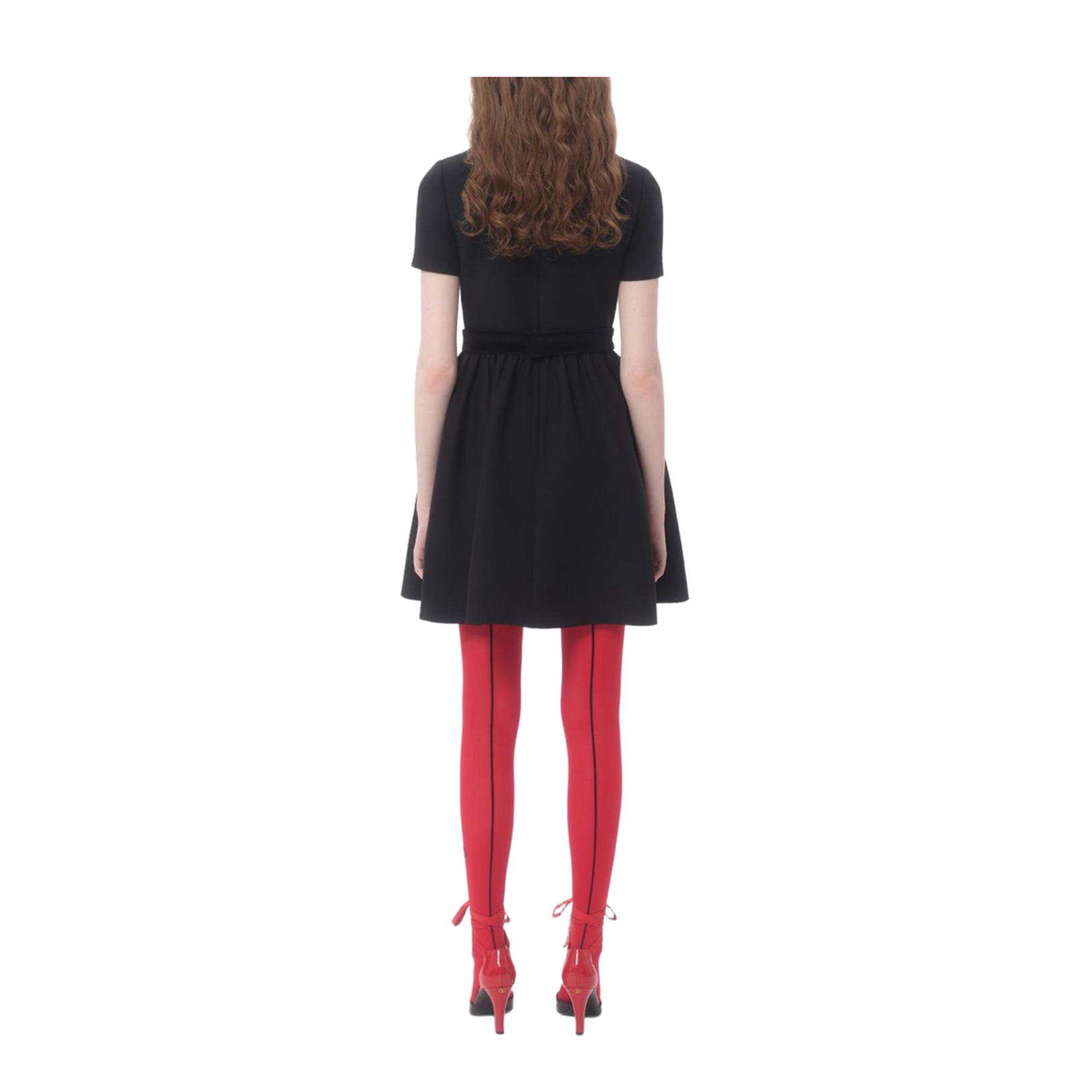 Black Dress with Bow Detailing