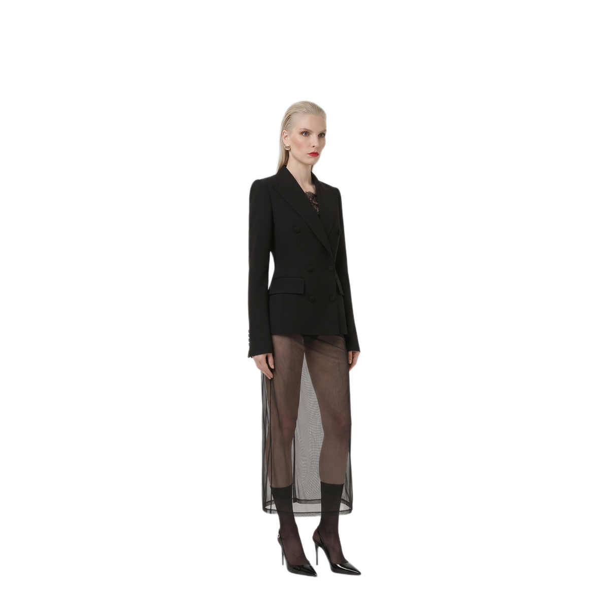MAYFEYR - Dolce & Gabbana - Double Breasted Wool Double Cr Pe Jacket - F26CITFU2L8N0000