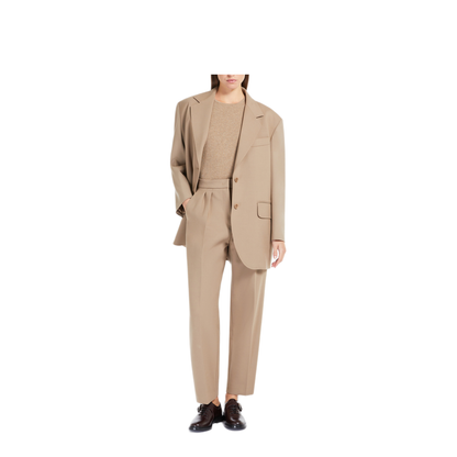 MAYFEYR - Max Mara - Slim-Fit Stretch-Wool Trousers - 2421136062600VERBANO032