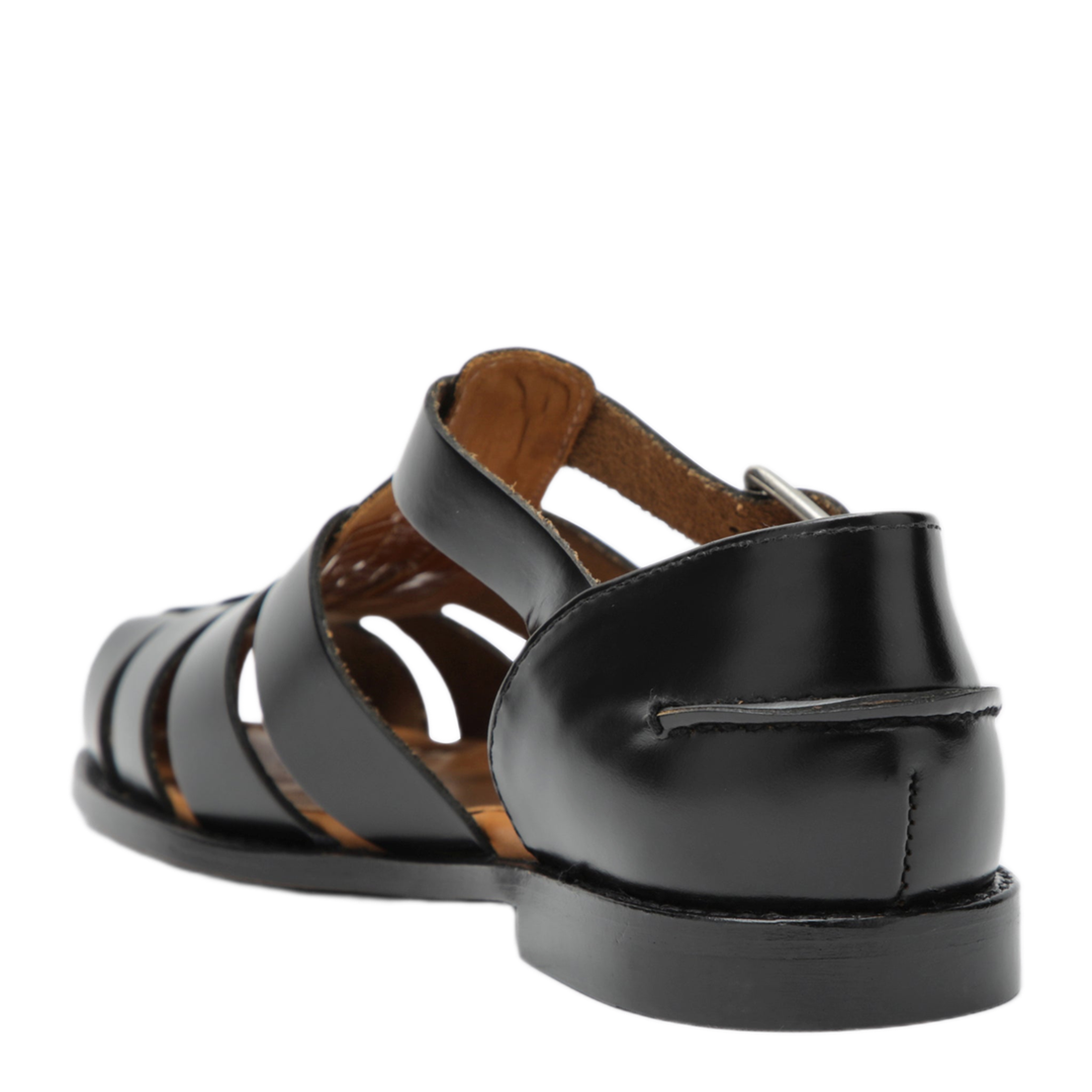 MAYFEYR - Sebago - Gurkha Tale Black Leather Sandals - 741316WLE902