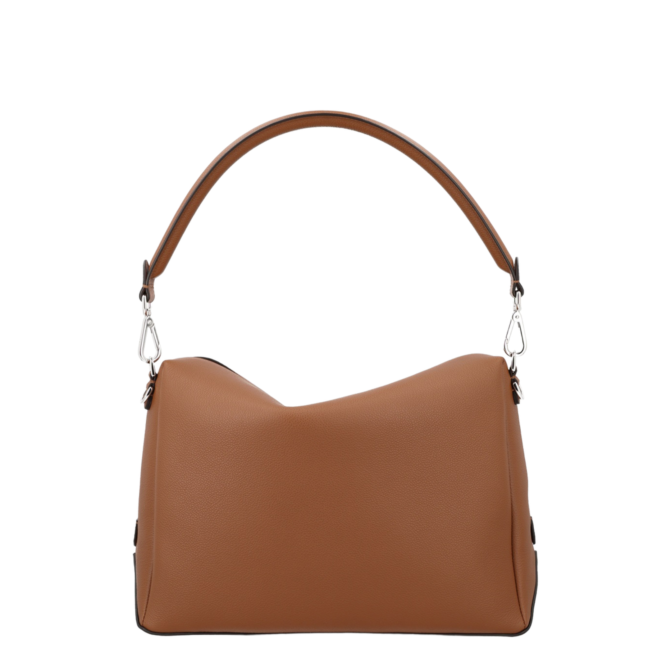 Lui Large Calfskin Shoulder Bag - Tan Colour