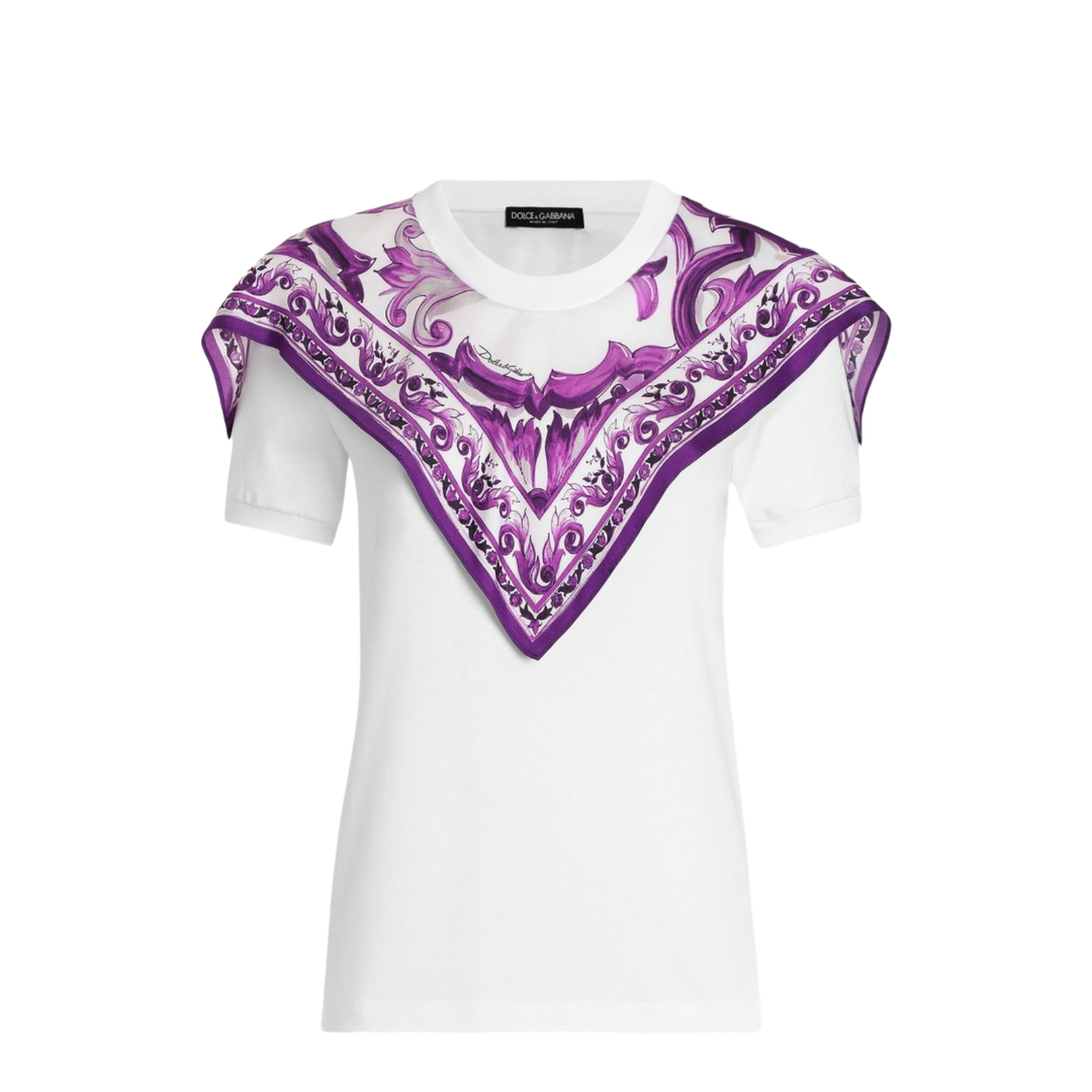 T-Shirt with Scarf