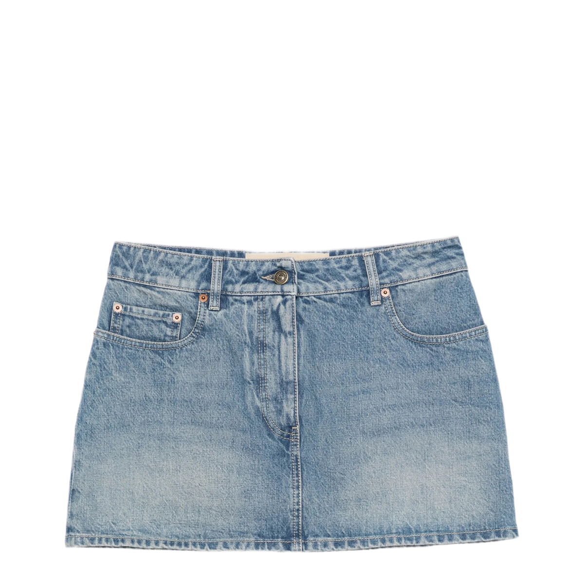 MAYFEYR - Valentino - Denim Skirt With Culottes - 9B3DD22DACF558