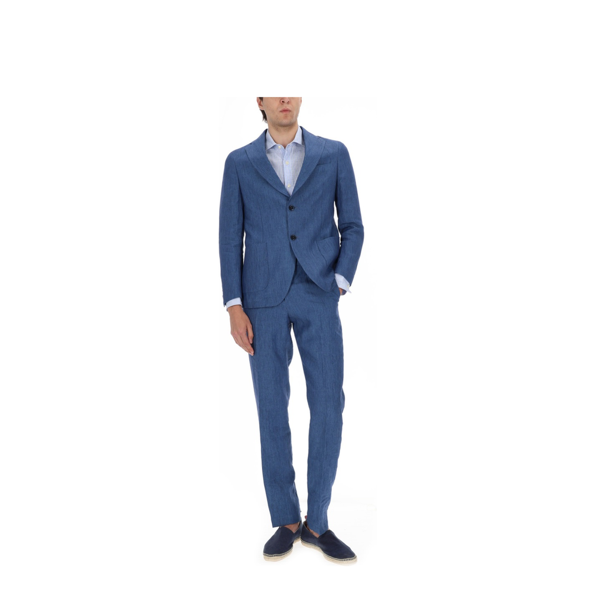 MAYFEYR - 120% LINO - Single Breasted Linen Jacket - 33AL2M89BV000G147700098