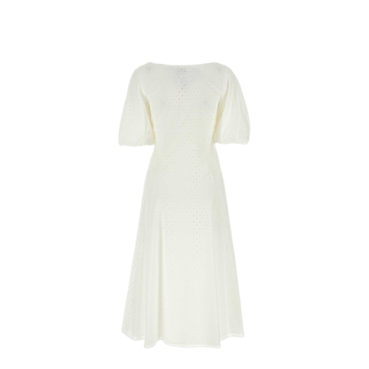 MAYFEYR - Kenzo - White Broderie Anglaise Dress - FD52RO1169FG02