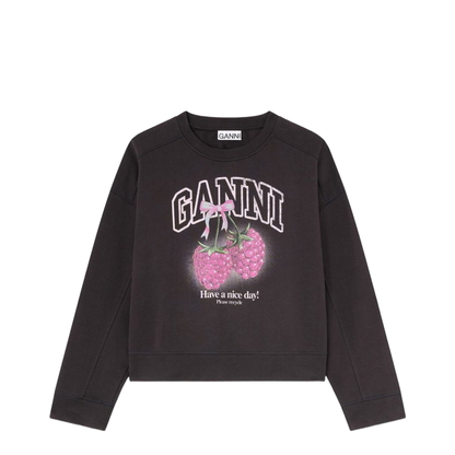 Raspberry Cotton Sweatshirt