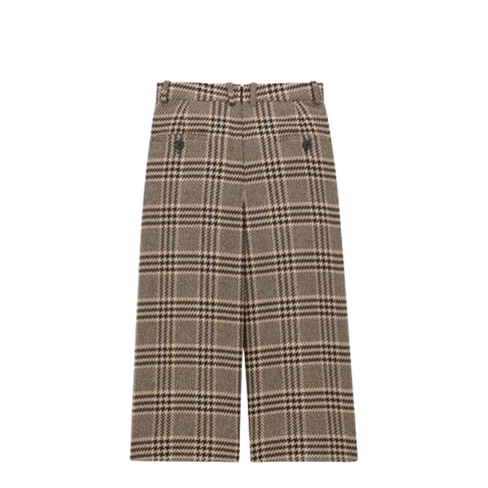 Culottes in Prince of Wale Silk and Cashmere