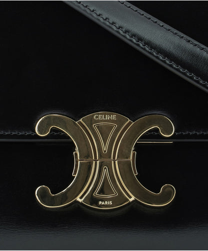 Teen Triomphe Shoulder Bag, Gold Hardware