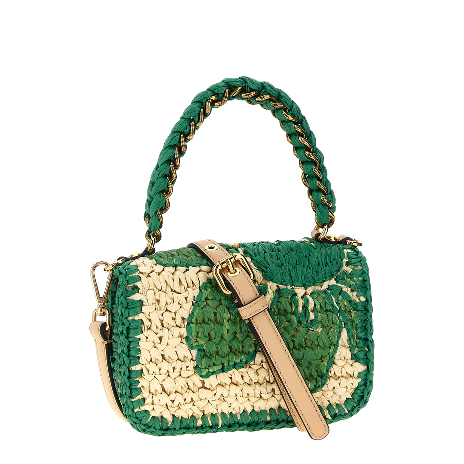 Mini Woven Raffia Bond Bag