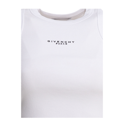MAYFEYR - Givenchy - Cropped Tank Top With Logo - BW70FNP7BR100