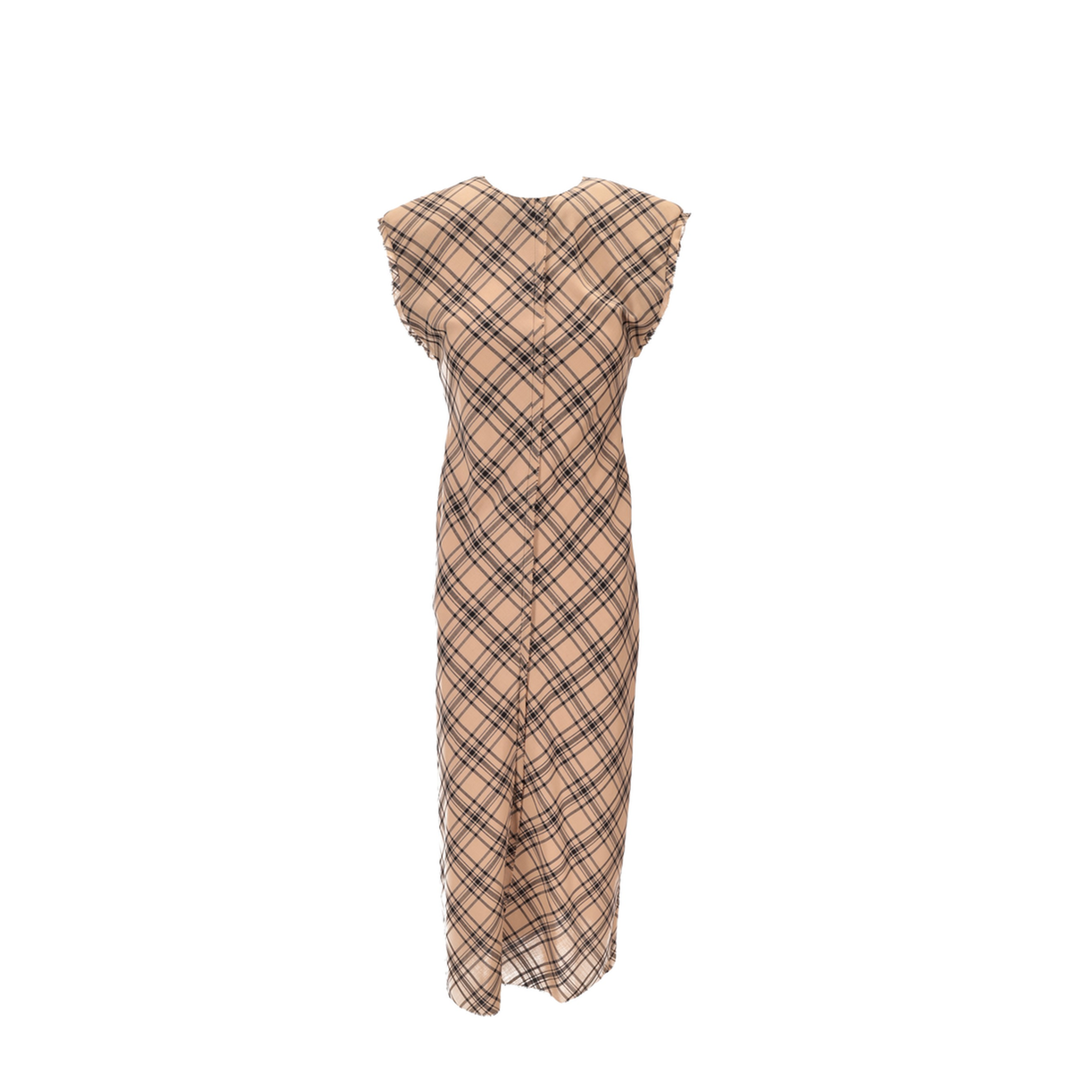 MAYFEYR - AMI - Long Dress With Raw Edge Details - FDR626WO0011288