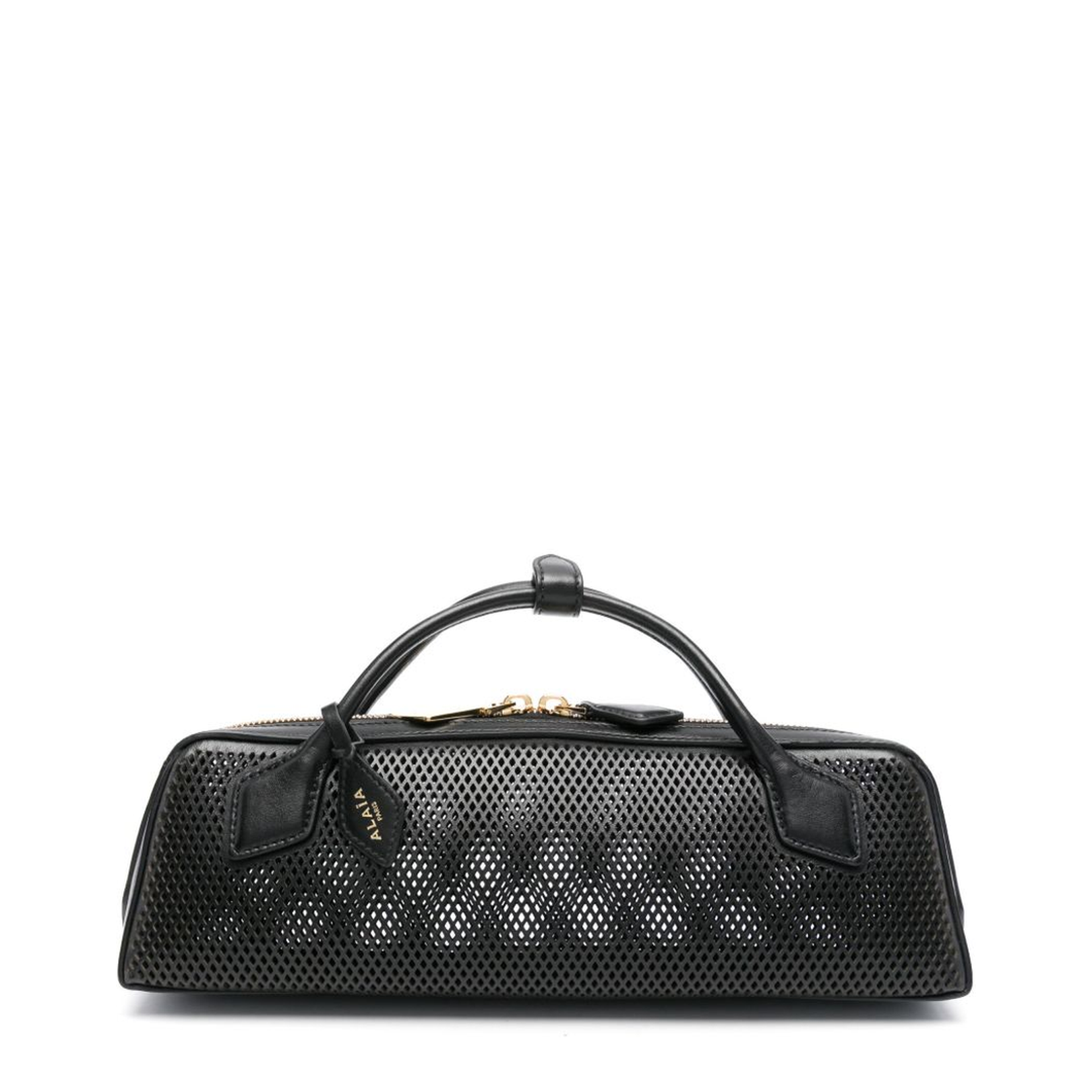 Black Perforated Le Teckel Bag