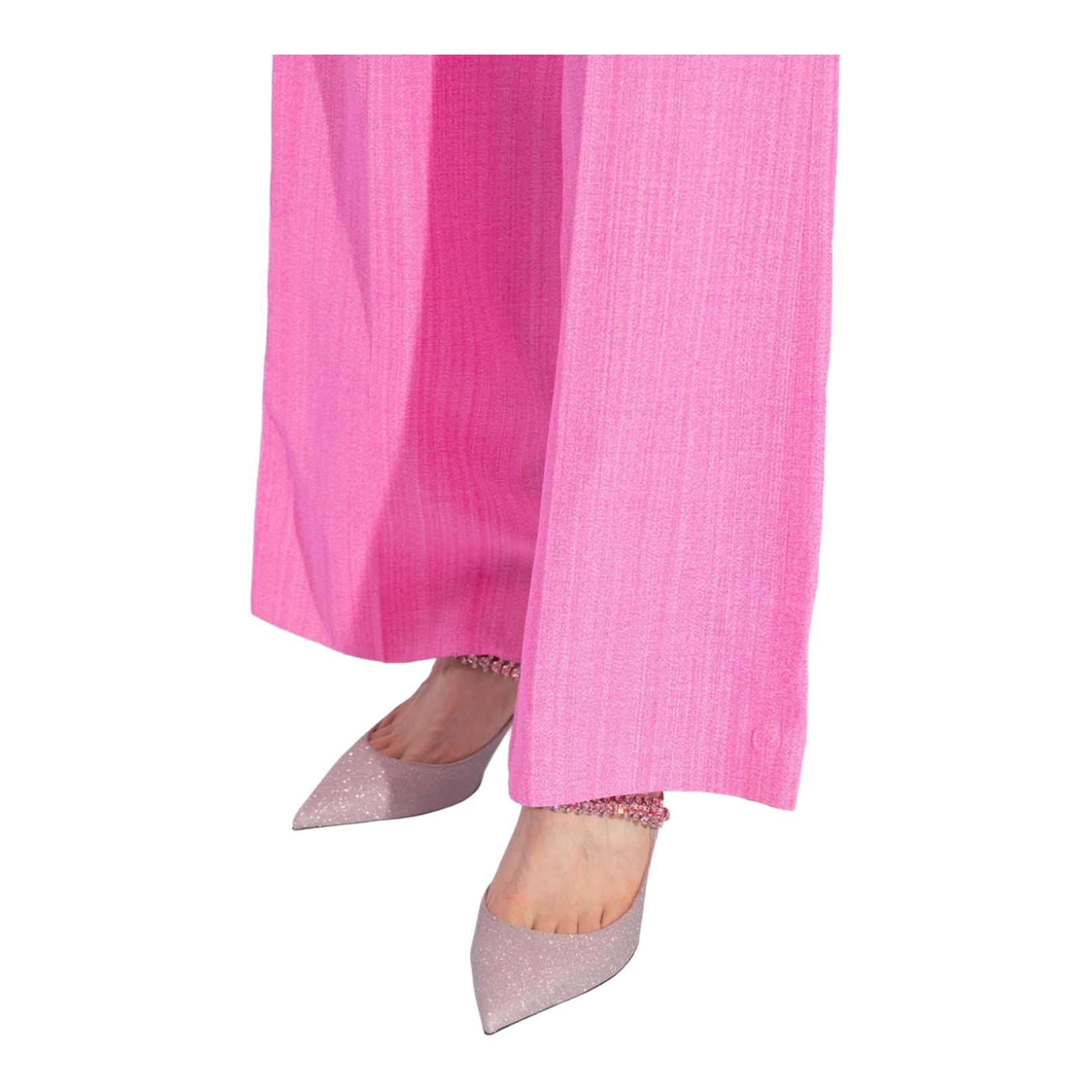 Bing 65 Glittered Leather Heeled Mules