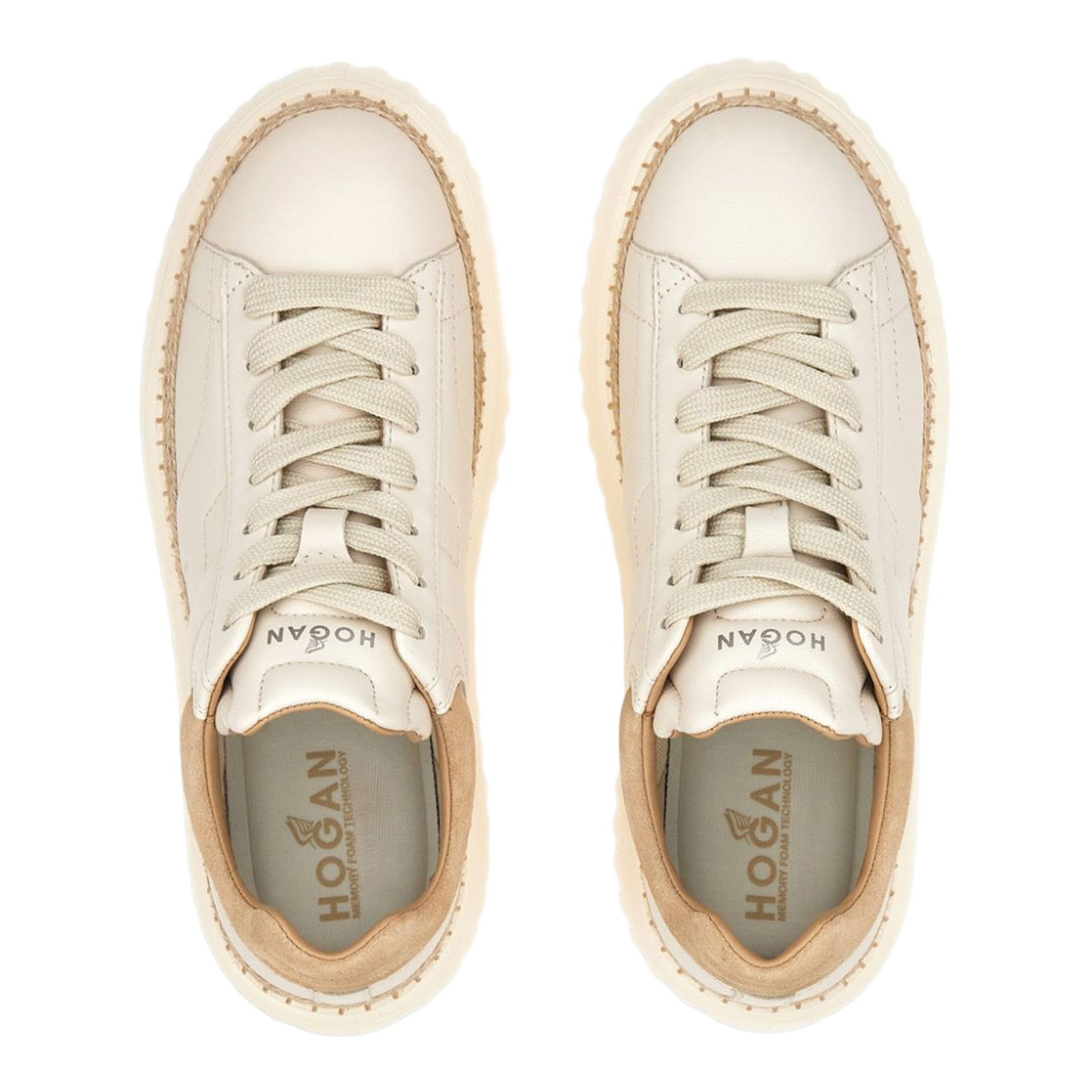 H-Stripes Leather Sneakers