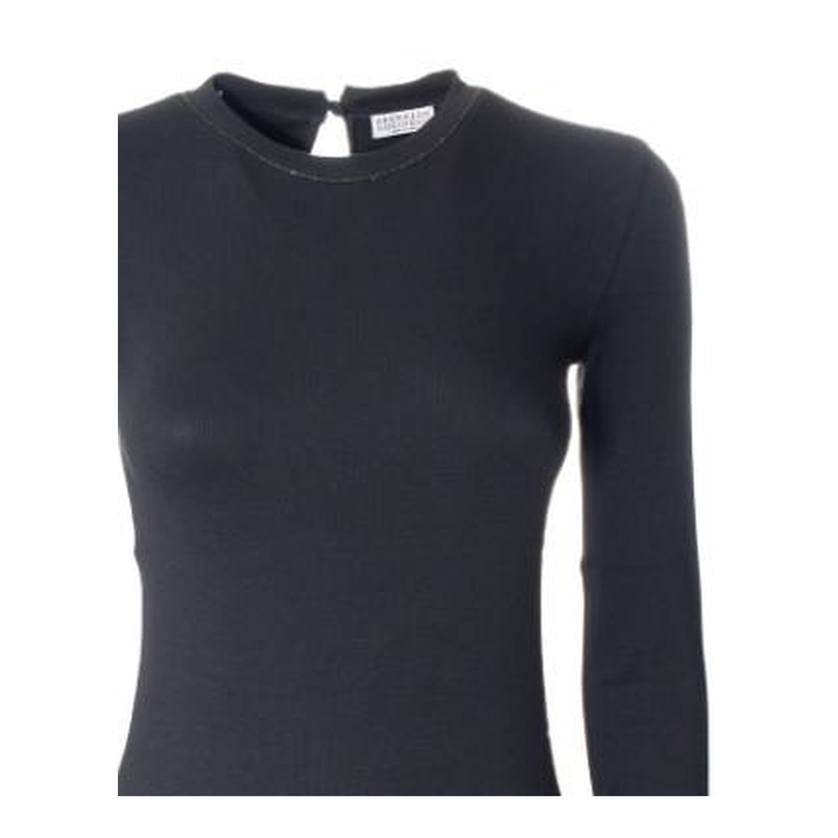 MAYFEYR - Brunello Cucinelli - Ribbed Stretch Cotton Jersey T-Shirt With Jewellery - M0TC8BJ300C101
