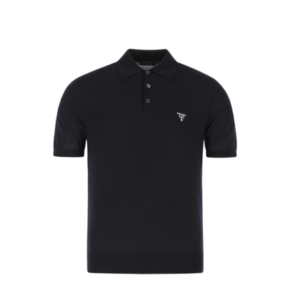 MAYFEYR - Prada - Midnight Blue Wool Polo Shirt - UMB267S2121ZLEF0008