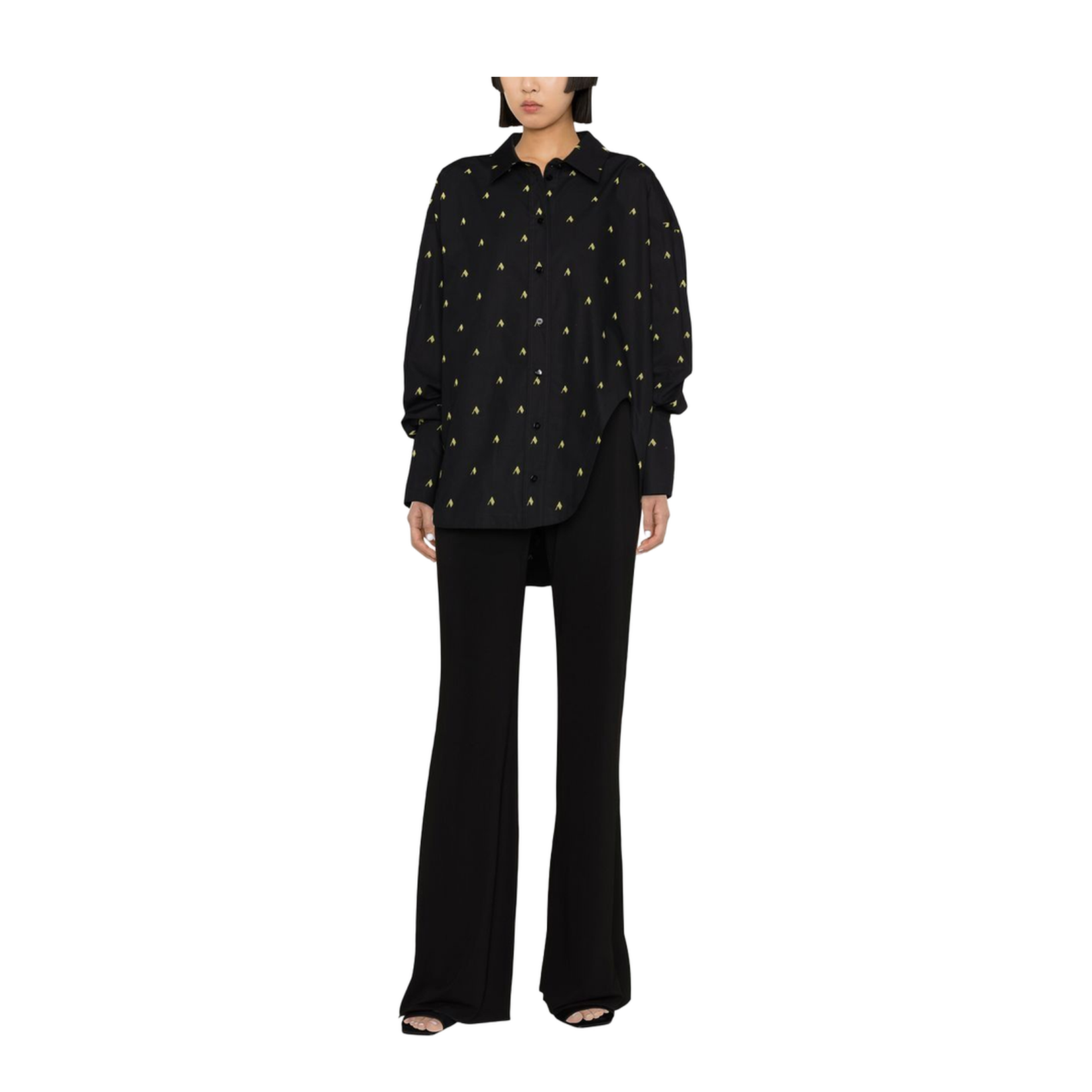 Diana Oversized Logo-Print Shirt