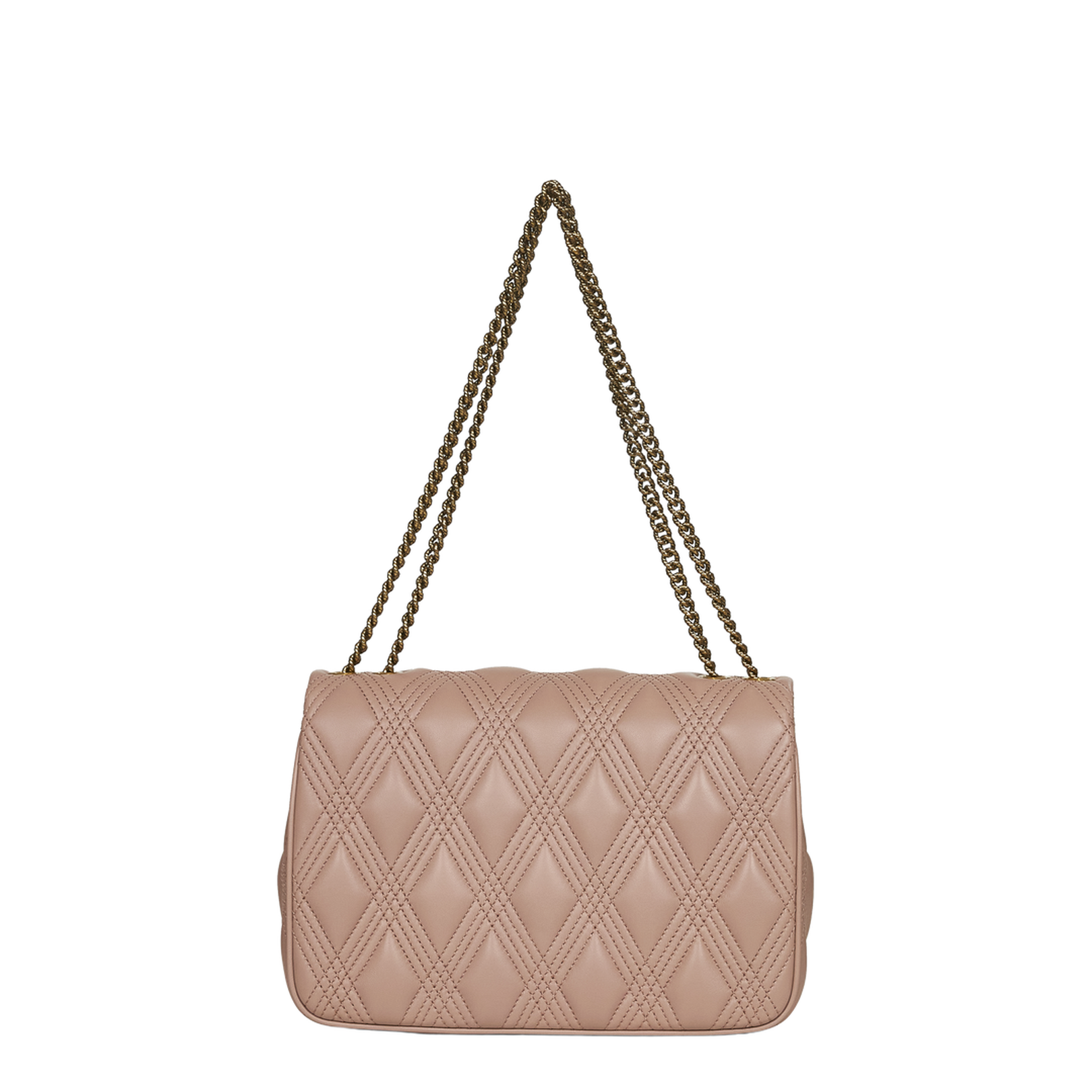Diamond-Quilted Shoulder Bag