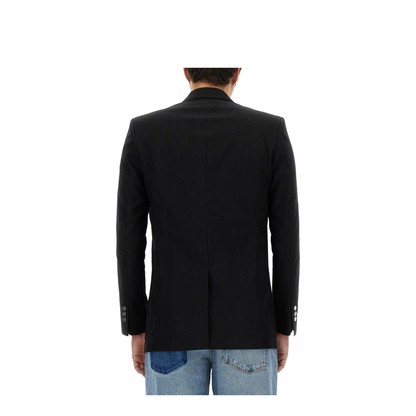 Double-Breasted Jacket Black