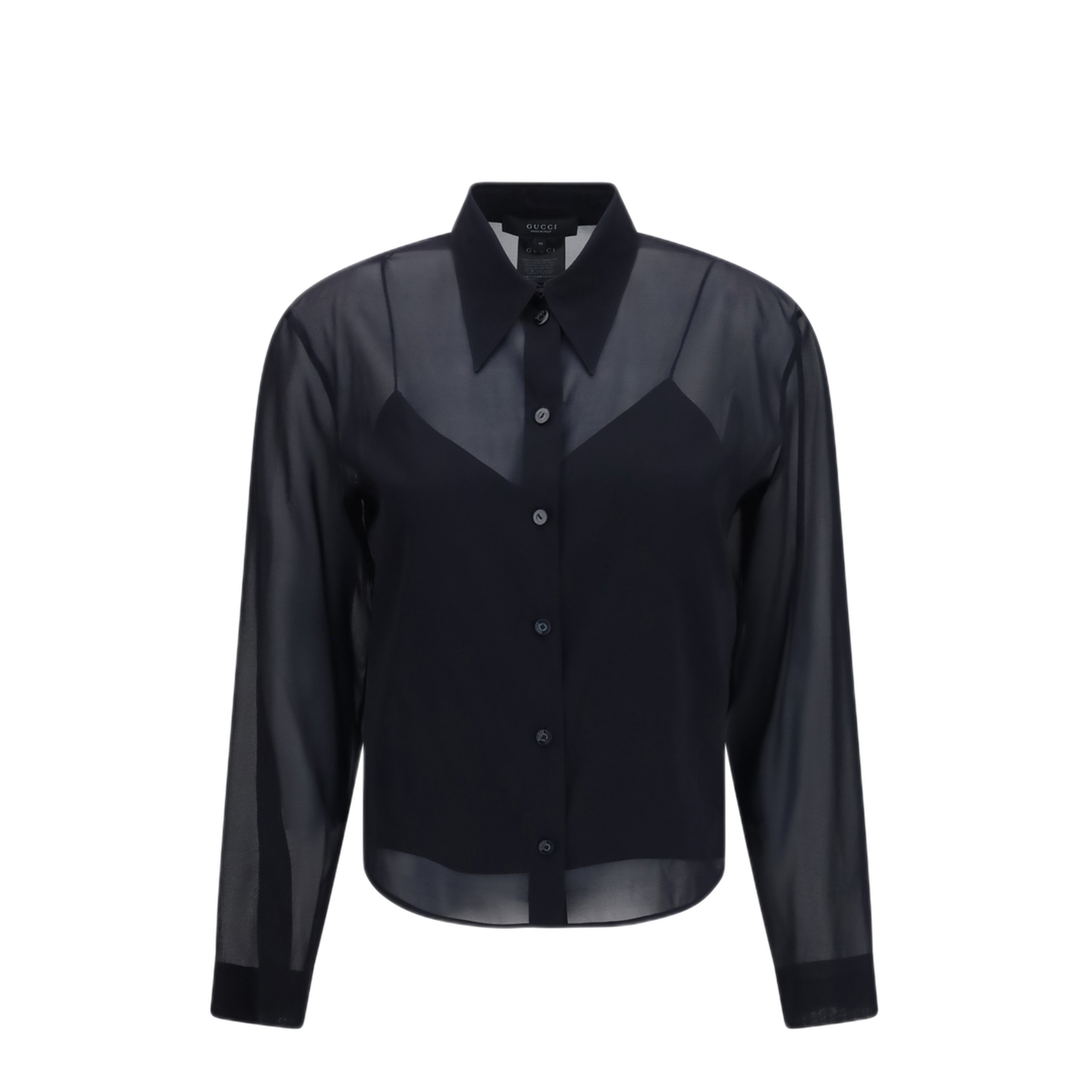 MAYFEYR - Gucci - Stretch Silk Chiffon Shirt - 875482ZAPE41000