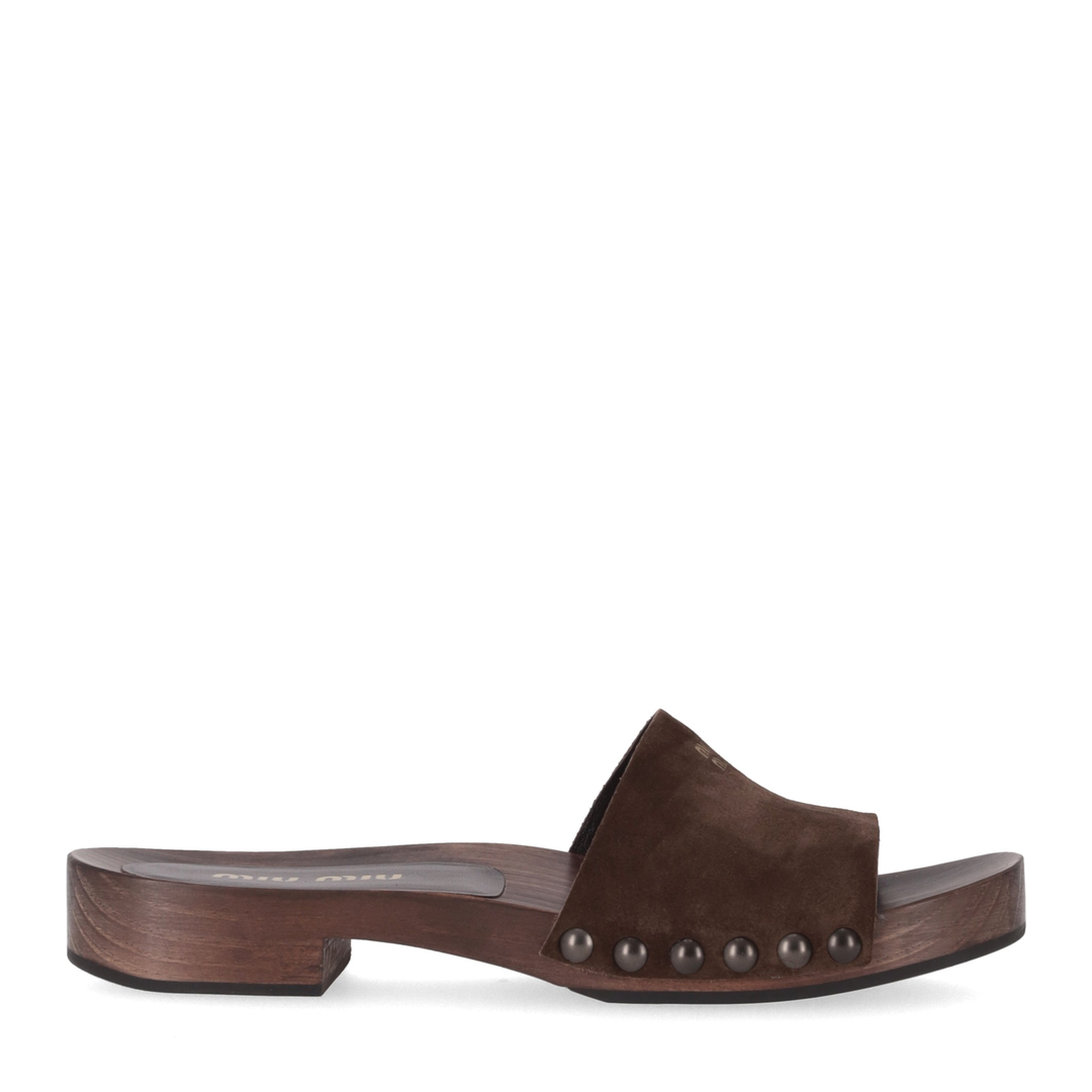 MAYFEYR - Miu Miu - Zoccoli Scamosciato Delave' - 5Z425EFA030Z5OF0003