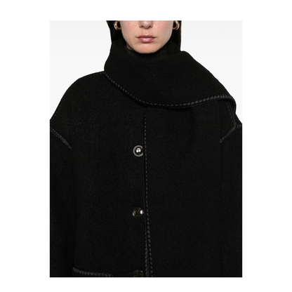 Black Wool Blend Jacket