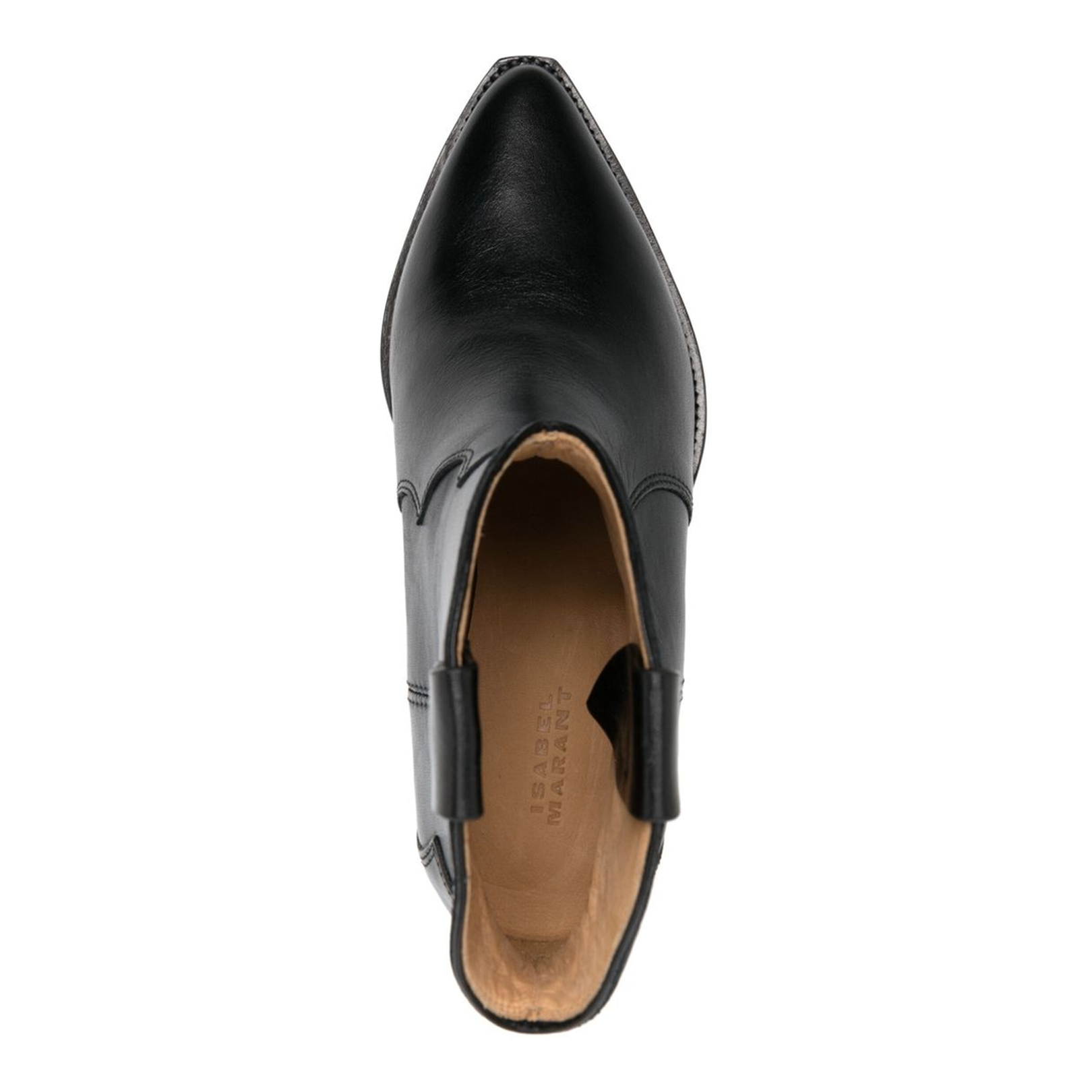 Calf Leather Low Boots Black