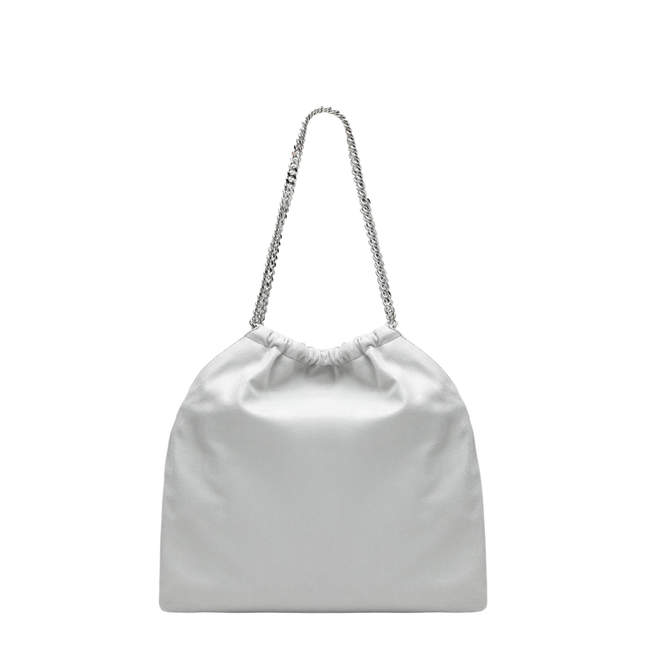 Falabella Medium Vegan Leather Tote - Airlite Pearl Grey
